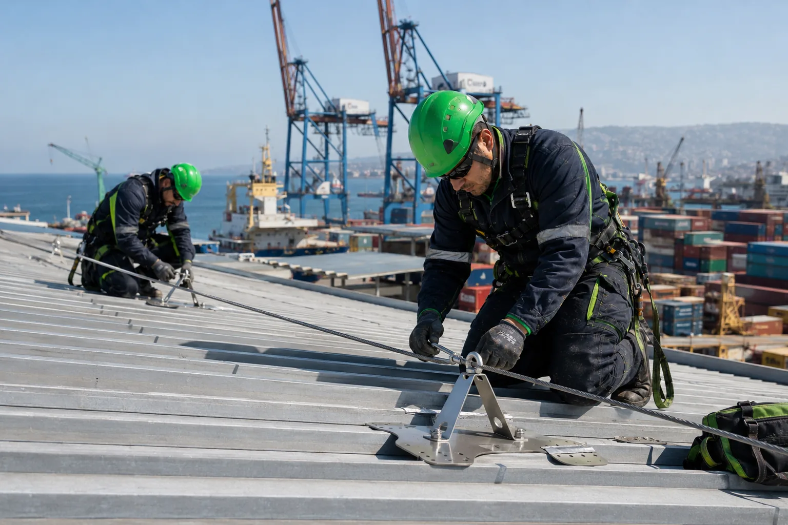 Líneas de vida para sector portuario